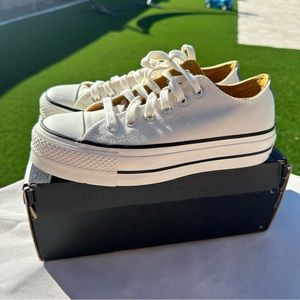 Womens Converse All Star platform shoes